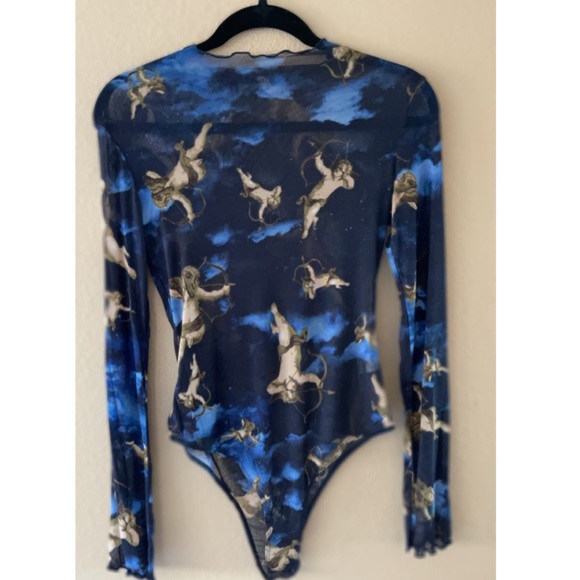 Cherub print mesh bodysuit - Picture 5 of 5